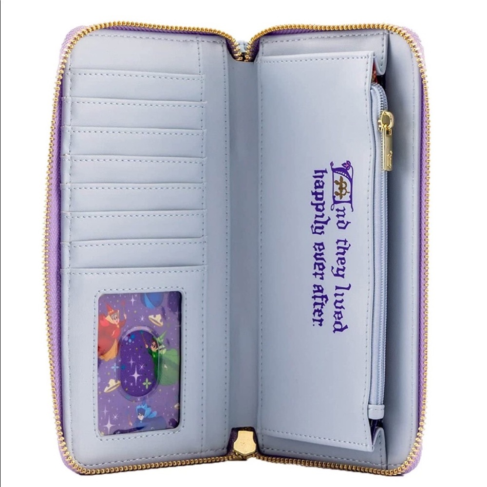NWT Loungefly Disney Sleeping Beauty Castle Wallet - Picture 4 of 5